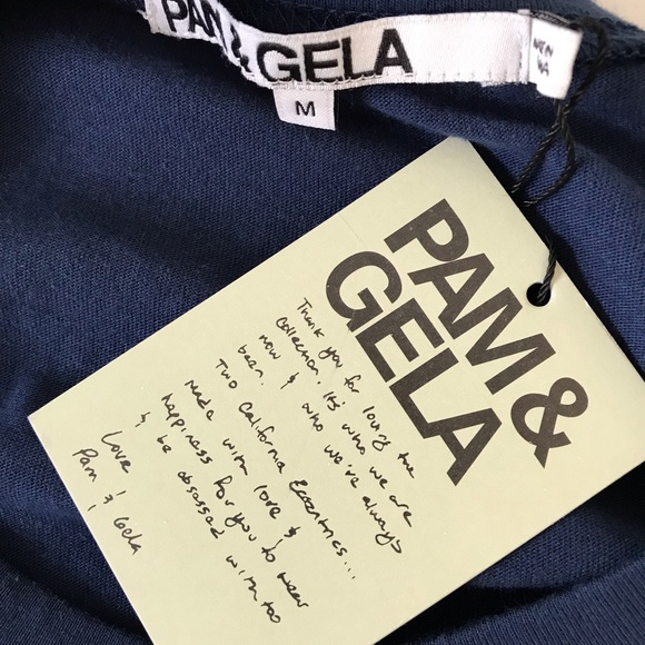 Pam & Gela Cold Shoulder Lace Up Back Dress NWT - Picture 6 of 8